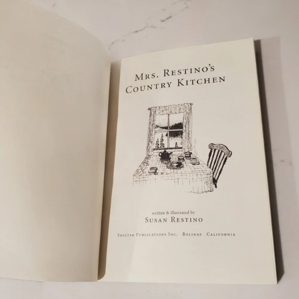 BOGO Mrs Restino's Country Kitchen Vintage Recipe Cookbook